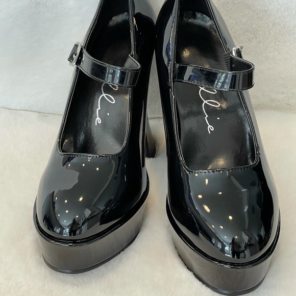 DK X ellie V-patent Platform Mary Janes - NWT - Picture 9 of 9